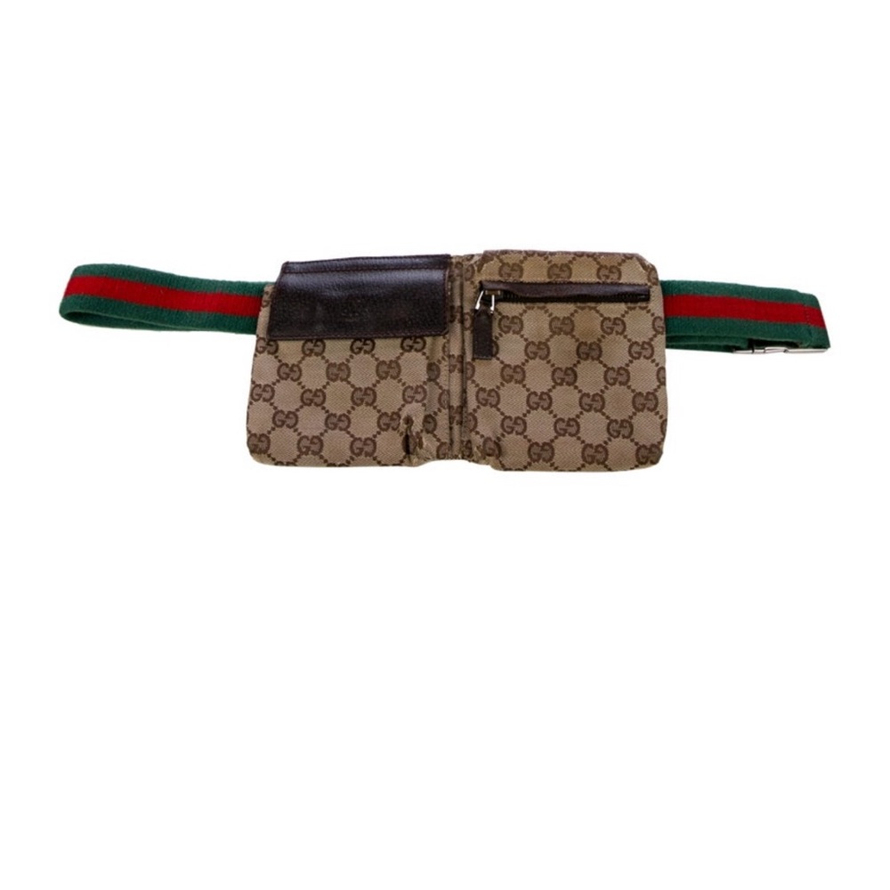 gg canvas waist bag